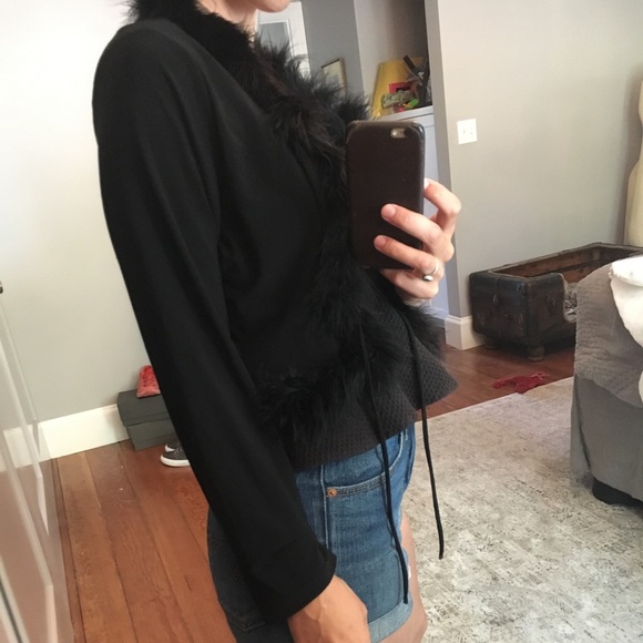 Western Connection fur lined sweater - Picture 3 of 5